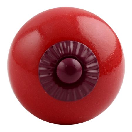 Solid Red Purple Fitting Ceramic Knob